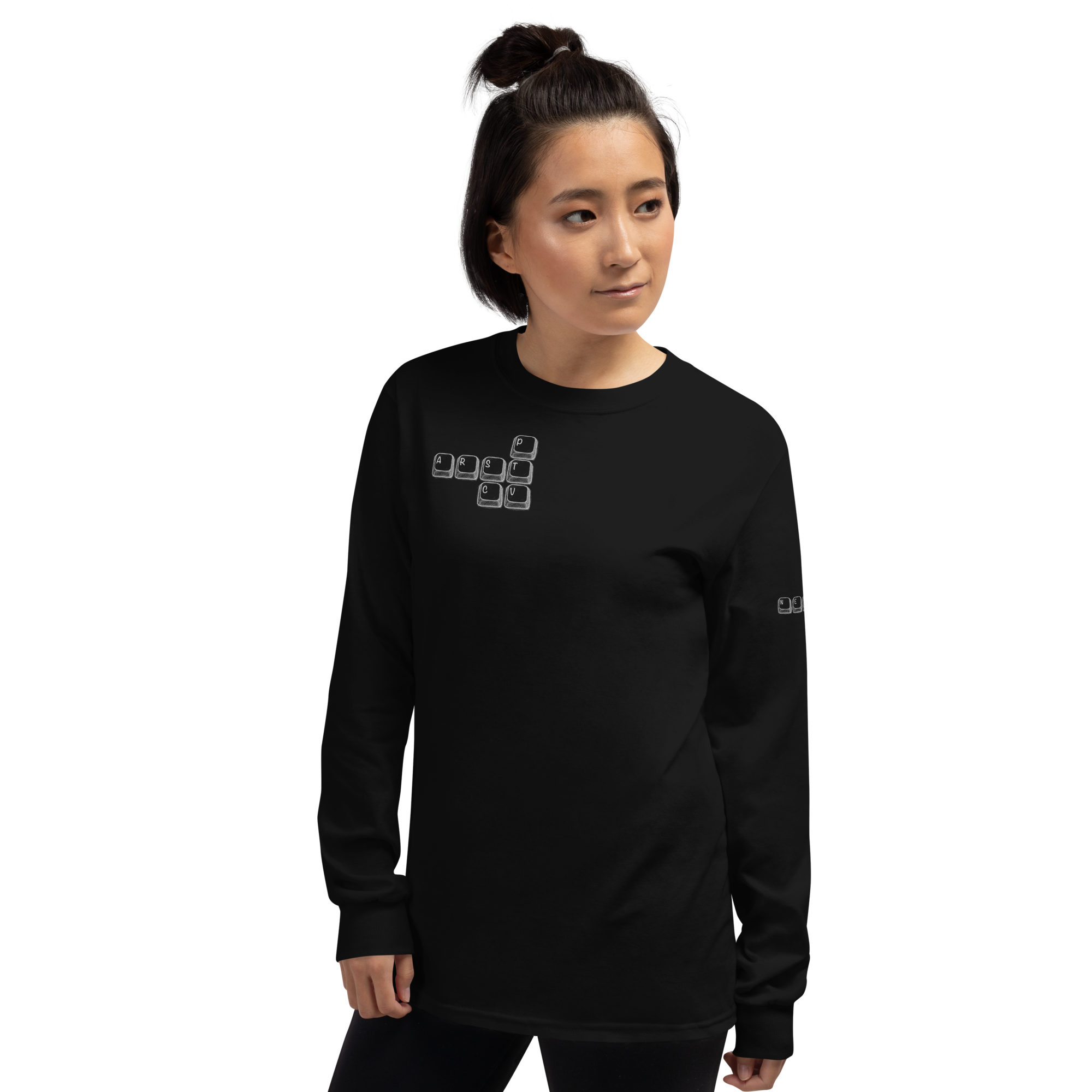 Colemak SplitKey Long Sleeve T - Image 7