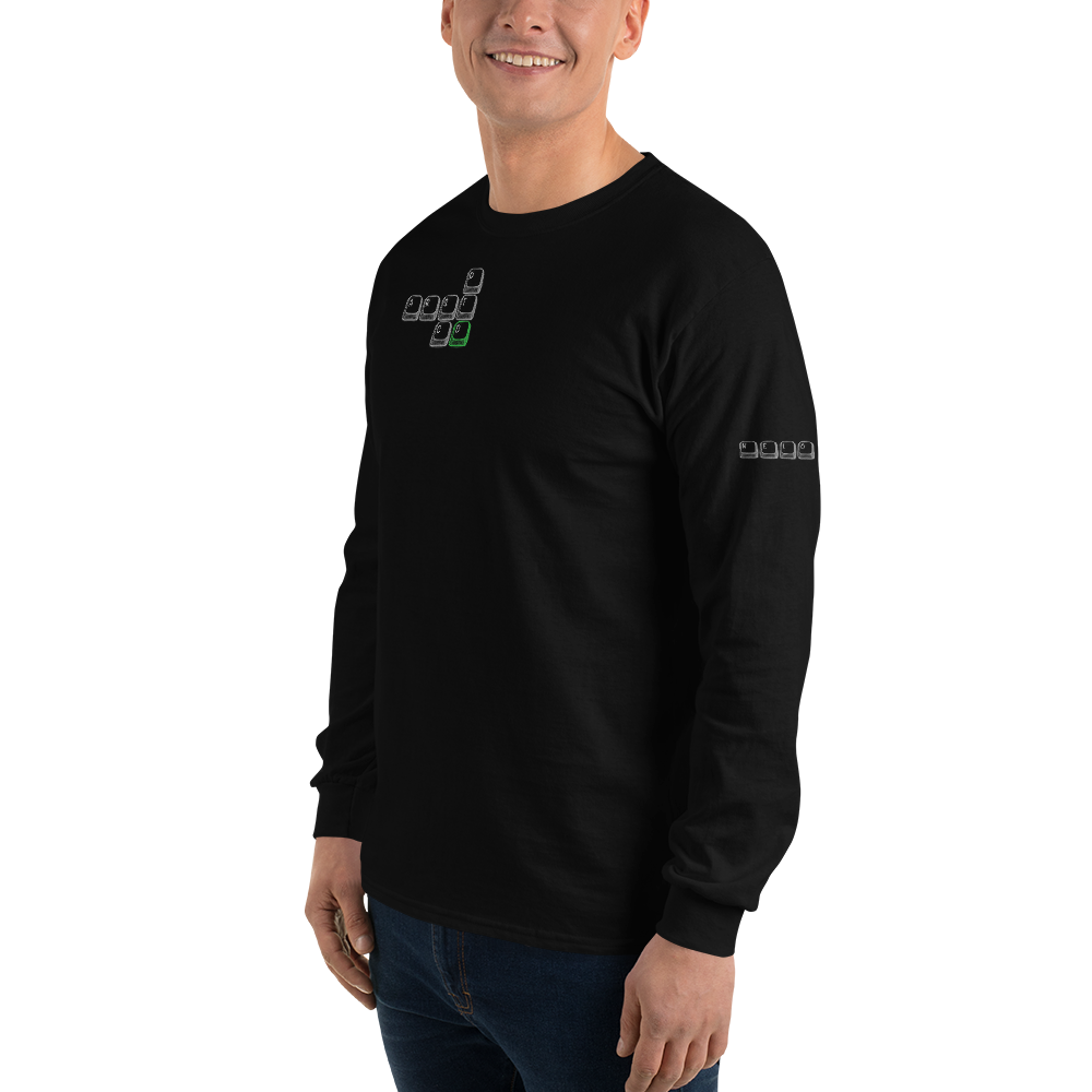 Colemak-DH SplitKey Long Sleeve T - Image 7