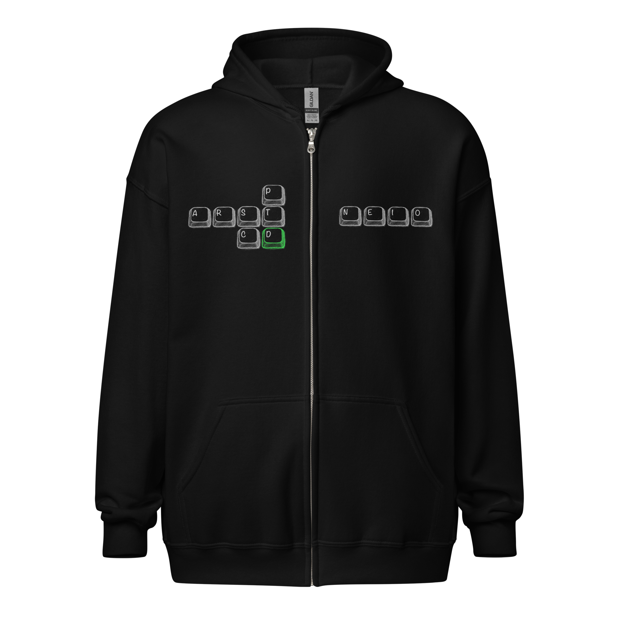 Colemak-DH SplitKey Zip